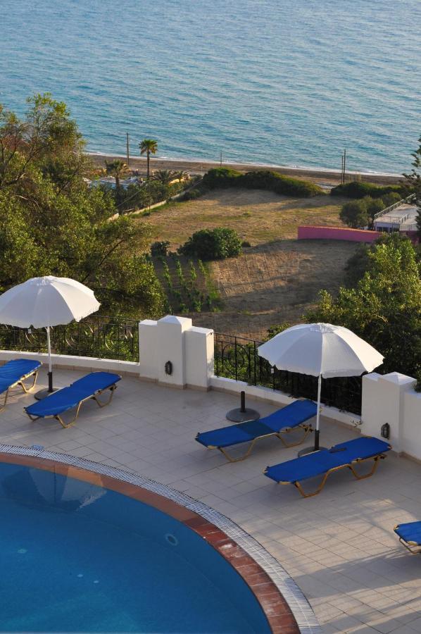 Maria With Pool And Panorama View - Agios Gordios 1 Appartamento